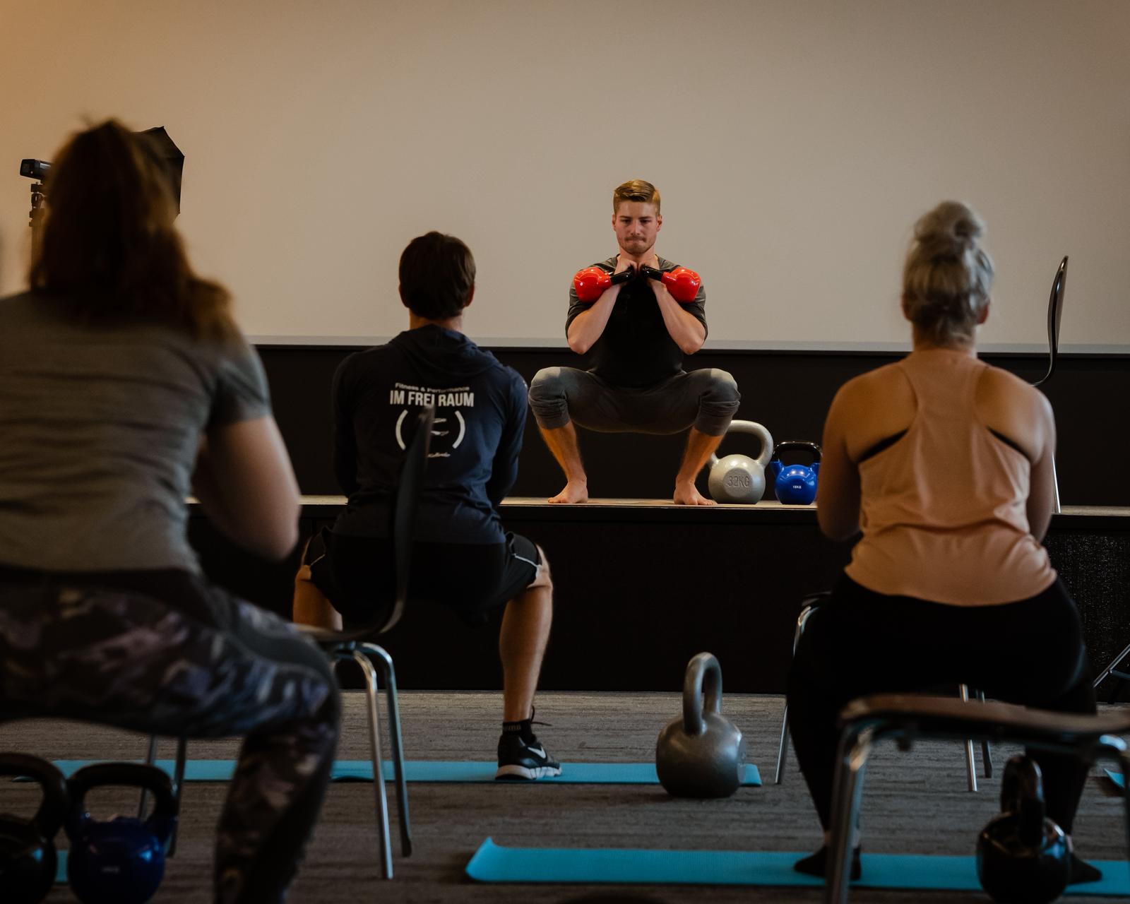 Gruppentraining Kettlebell